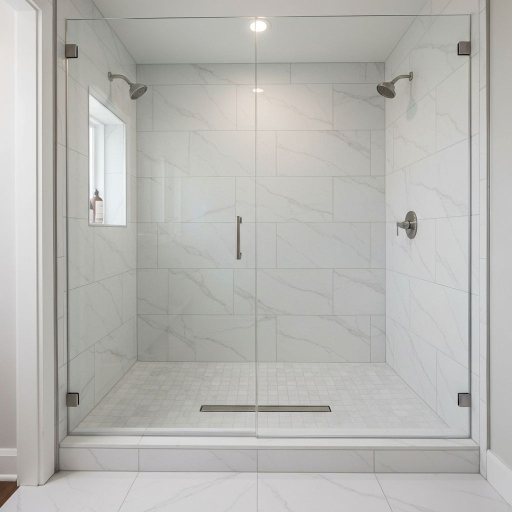 Space-saving bathroom in West Hill